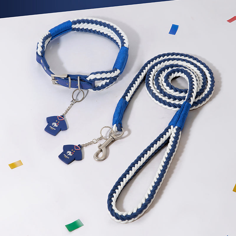 France FFF Pet Woven Leash